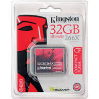 Thẻ Nhớ Kingston Compact Flash 32GB (CF/32GB-U2)