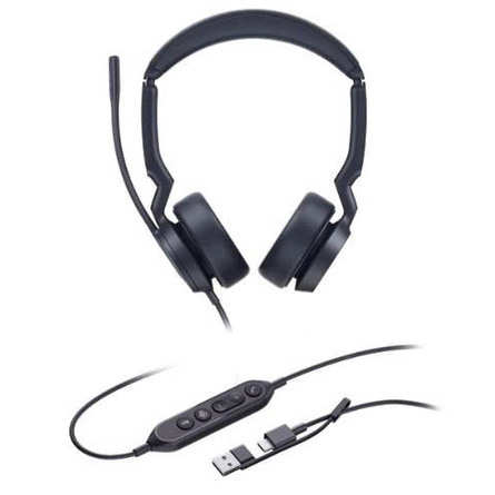 Tai Nghe Có Dây Yealink UH44 Dual Teams USB C/A