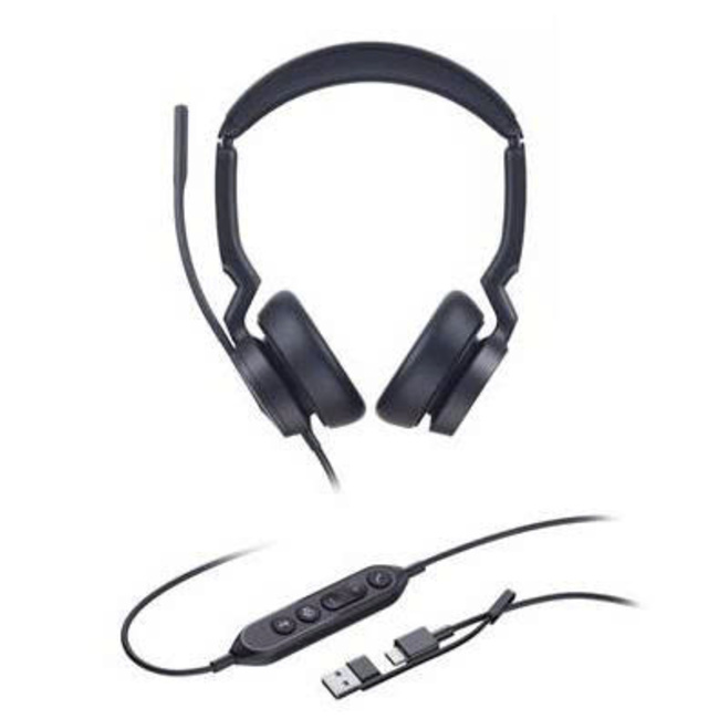 Tai Nghe Có Dây Yealink UH46 Dual Teams USB C/A