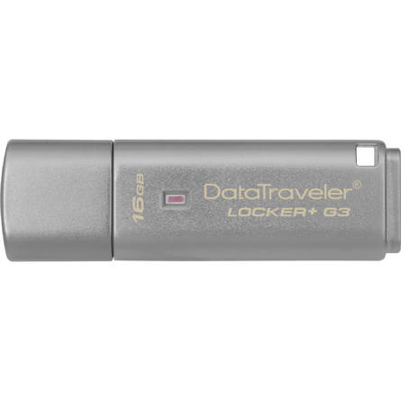 USB Máy Tính Kingston DataTraveler Locker+ G3 16GB USB 3.0 (DTLPG3/16GB)