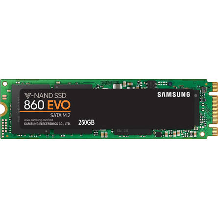 Ổ Cứng SSD SAMSUNG 860 EVO 250GB SATA M.2 2280 512MB Cache (MZ-N6E250BW)