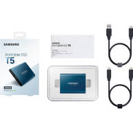 Ổ Cứng Di Động SAMSUNG T5 500GB SSD USB 3.1 Gen 2 Blue (MU-PA500B/WW)