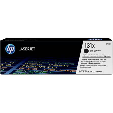Mực In Laser Màu HP 131X High Yield Black Original LaserJet Toner Cartridge (CF210X)