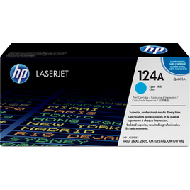 Mực In Laser Màu HP 124A Cyan Original LaserJet Toner Cartridge (Q6001A) Mực In Laser Màu HP 124A Cyan Original LaserJet Toner Cartridge (Q6001A)