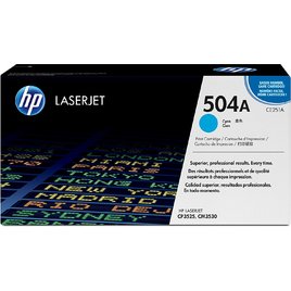 Mực In Laser Màu HP 504A Cyan Original LaserJet Toner Cartridge (CE251A) Mực In Laser Màu HP 504A Cyan Original LaserJet Toner Cartridge (CE251A)
