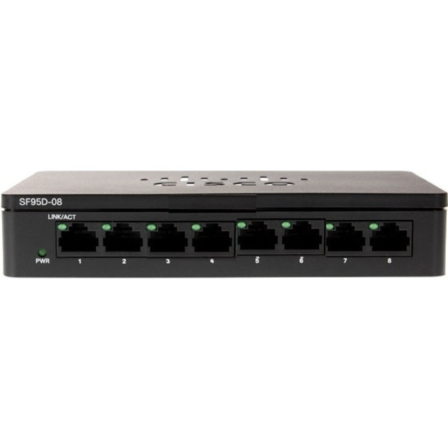 Cisco SF95D-08 8-Port 10/100Mbps Desktop Switch (SF95D-08-AS)