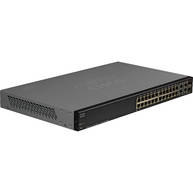 Cisco SF300-24PP 24-Port 10/100Mbps PoE+ Managed Switch With Gig Uplinks (SF300-24PP-K9-EU)