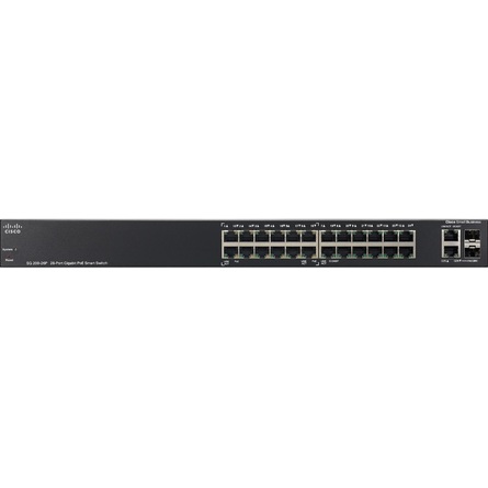 Cisco SG200-26P 26-Port Gigabit PoE Smart Switch (SLM2024PT-EU)