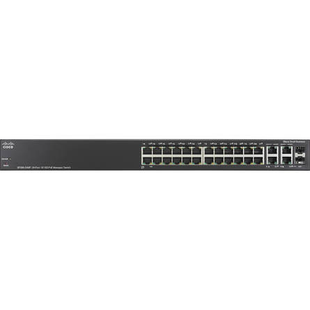Cisco SF300-24MP 24-Port 10/100Mbps Max-PoE Managed Switch (SF300-24MP-K9-EU)
