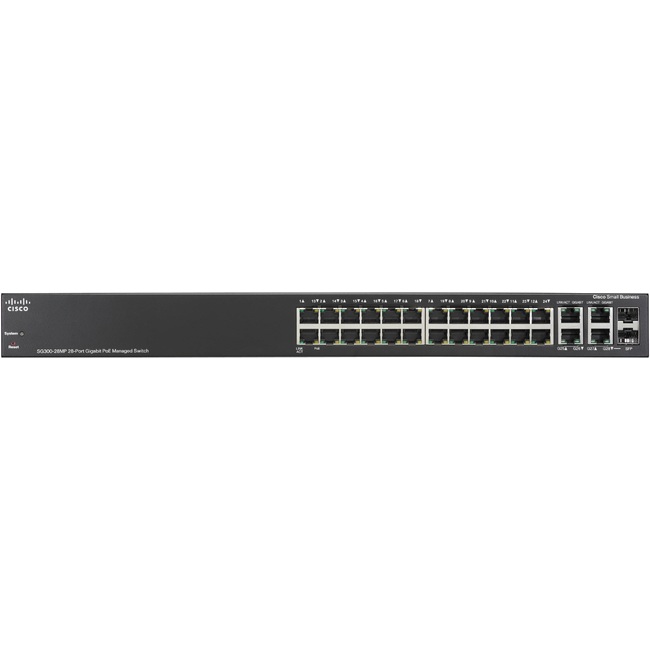 Cisco SG300-28MP 28-Port Gigabit Max-PoE Managed Switch (SG300-28MP-K9-EU)