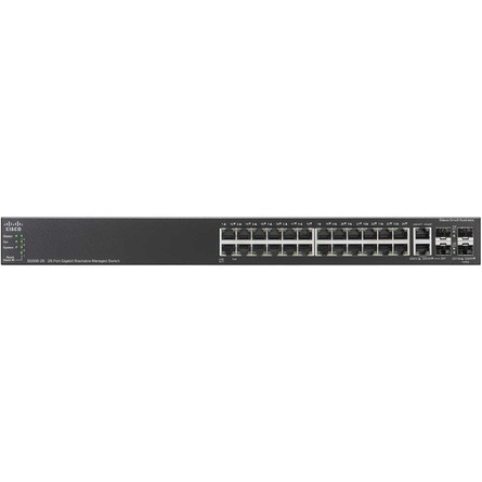 Cisco SG500-28 28-Port Gigabit Stackable Managed Switch (SG500-28-K9-G5)