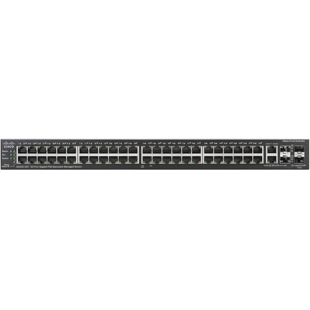 Cisco SG500-52P 52-Port Gigabit POE Stackable Managed Switch (SG500-52P-K9-G5)