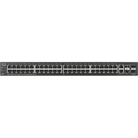 Cisco SG500-52MP 52-Port Gigabit Max PoE+ Stackable Managed Switch (SG500-52MP-K9-G5)
