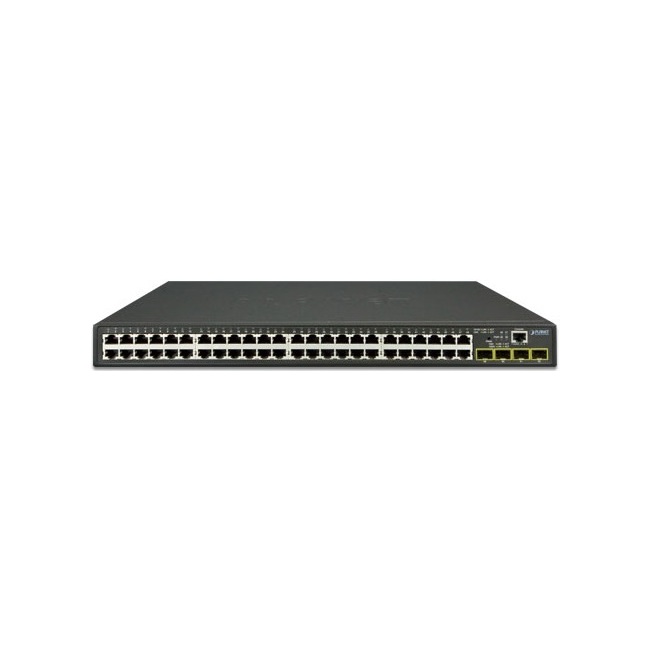 Planet 48-Port 10/100/1000BASE-T + 4-Port 100/1000BASE-X SFP Gigabit Managed Switch (GS-4210-48T4S)