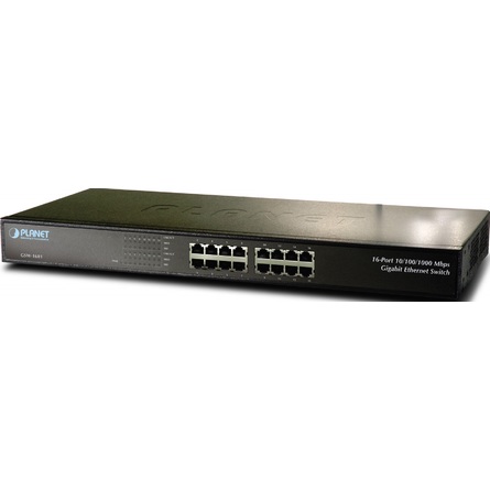 Planet 16-Port 10/100/1000Mbps Gigabit Ethernet Switch (GSW-1601)