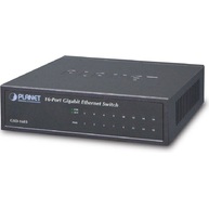 Planet 16-Port 10/100/1000 Base-T Desktop Gigabit Ethernet Switch (GSD-1603)