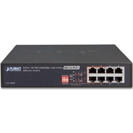 Planet 8-Port 10/100/1000Mbps Gigabit Ethernet Switch with 4-Port 802.3af PoE Injector (GSD-804P)