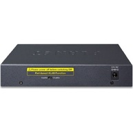 Planet 4-Port 10/100/1000T 802.3at PoE + 2-Port 10/100/1000T Desktop Switch (GSD-604HP)