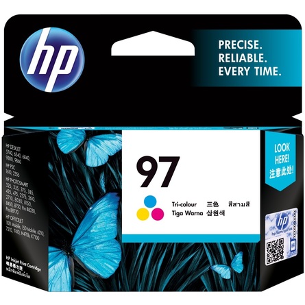 HP 97 Tri-color Original Ink Cartridge (C9363WA)