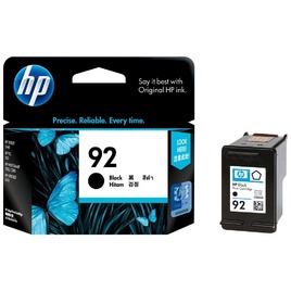 HP 92 Black Original Ink Cartridge (C9362WA) HP 92 Black Original Ink Cartridge (C9362WA)
