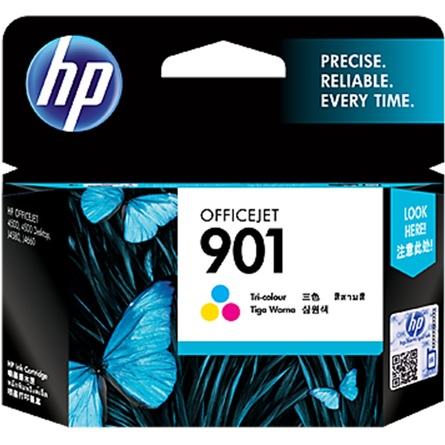 HP 901 Tri-color Original Ink Cartridge (CC656AA)