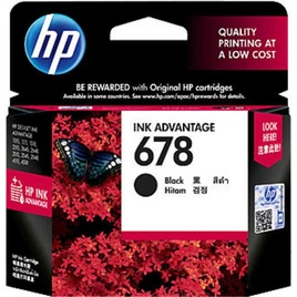 HP 678 Black Original Ink Advantage Cartridge (CZ107AA) HP 678 Black Original Ink Advantage Cartridge (CZ107AA)