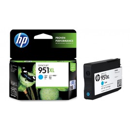 HP 951XL High Yield Cyan Original Ink Cartridge (CN046AA) HP 951XL High Yield Cyan Original Ink Cartridge (CN046AA)