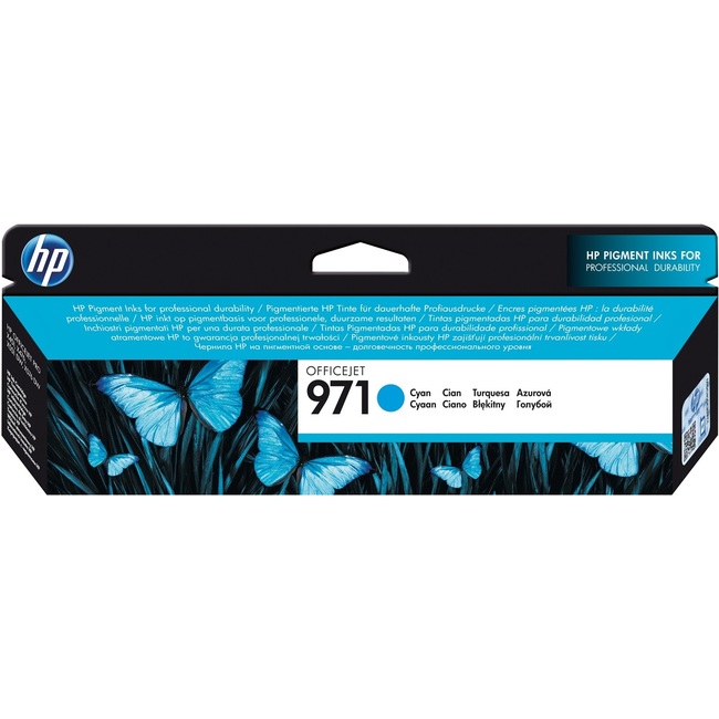 HP 971 Cyan Original Ink Cartridge (CN622AA)