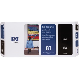HP 81 Black Dye Printhead and Printhead Cleaner (C4950A) HP 81 Black Dye Printhead and Printhead Cleaner (C4950A)
