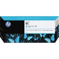 HP 91 775-ml Light Cyan DesignJet Pigment Ink Cartridge (C9470A)