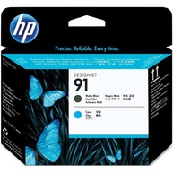 HP 91 Matte Black and Cyan DesignJet Printhead (C9460A)