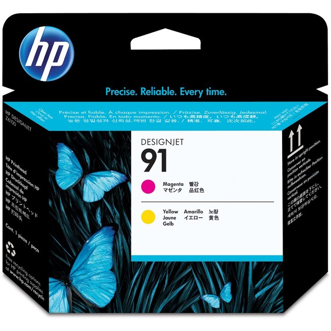 HP 91 Magenta and Yellow DesignJet Printhead (C9461A)