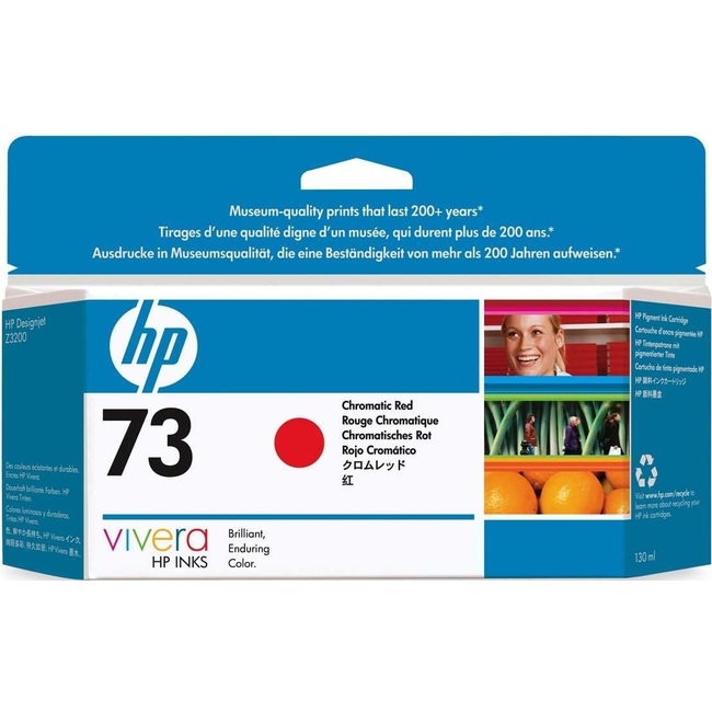 HP 73 130-ml Chromatic Red DesignJet Ink Cartridge (CD951A)