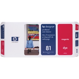 HP 81 Magenta DesignJet Dye Printhead and Printhead Cleaner (C4952A) HP 81 Magenta DesignJet Dye Printhead and Printhead Cleaner (C4952A)