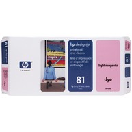 HP 81 Light Magenta DesignJet Dye Printhead and Printhead Cleaner (C4955A)
