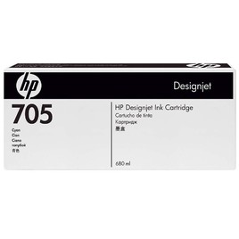 HP 705 680-Ml Cyan Designjet Ink Cartridge (CD960A) HP 705 680-Ml Cyan Designjet Ink Cartridge (CD960A)
