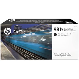 HP 981Y Extra High Yield Black Original PageWide Cartridge (L0R16A) HP 981Y Extra High Yield Black Original PageWide Cartridge (L0R16A)