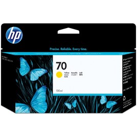 HP 70 130-ml Yellow DesignJet Ink Cartridge (C9454A) HP 70 130-ml Yellow DesignJet Ink Cartridge (C9454A)