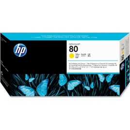 HP 80 Yellow DesignJet Printhead and Printhead Cleaner (C4823A) HP 80 Yellow DesignJet Printhead and Printhead Cleaner (C4823A)