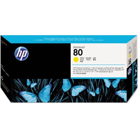 HP 80 Black DesignJet Printhead and Printhead Cleaner (C4820A)