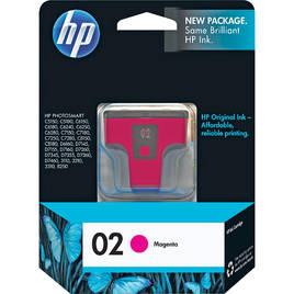 HP 02 Magenta Original Ink Cartridge (C8772WA) HP 02 Magenta Original Ink Cartridge (C8772WA)