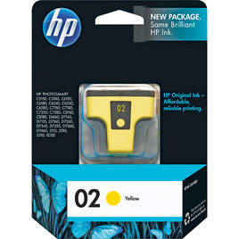 HP 02 Yellow Original Ink Cartridge (C8773WA) HP 02 Yellow Original Ink Cartridge (C8773WA)