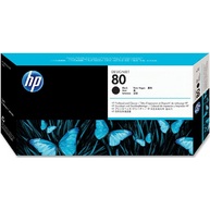 HP 80 350-ml Black DesignJet Ink Cartridge (C4871A)