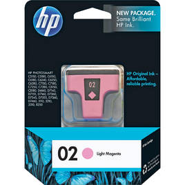 HP 02 Light Magenta Original Ink Cartridge (C8775WA) HP 02 Light Magenta Original Ink Cartridge (C8775WA)