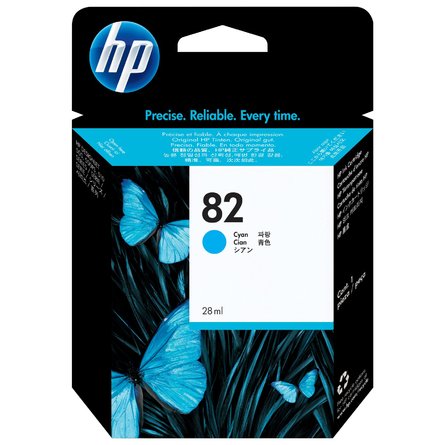 HP 82 69-ml Cyan DesignJet Ink Cartridge (C4911A)