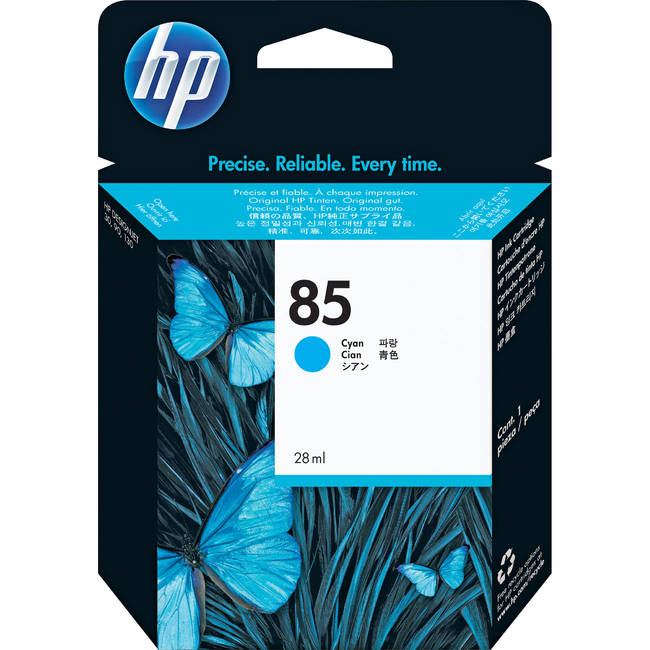 HP 85 28-ml Cyan DesignJet Ink Cartridge (C9425A)