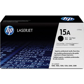 HP 15A Black Original LaserJet Toner Cartridge (C7115A) HP 15A Black Original LaserJet Toner Cartridge (C7115A)