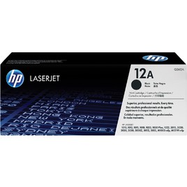 HP 12A Black Original LaserJet Toner Cartridge (Q2612A) HP 12A Black Original LaserJet Toner Cartridge (Q2612A)
