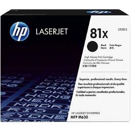 HP 81X High Yield Black Original LaserJet Toner Cartridge (CF281X) HP 81X High Yield Black Original LaserJet Toner Cartridge (CF281X)
