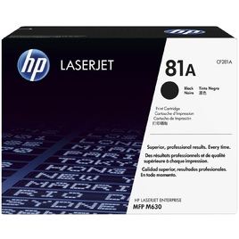 HP 81A Black Original LaserJet Toner Cartridge (CF281A) HP 81A Black Original LaserJet Toner Cartridge (CF281A)